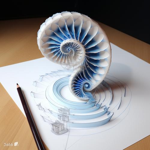 鉛筆與螺旋之舞 3D立體畫(huà)中的建筑模型設(shè)計(jì)靈感