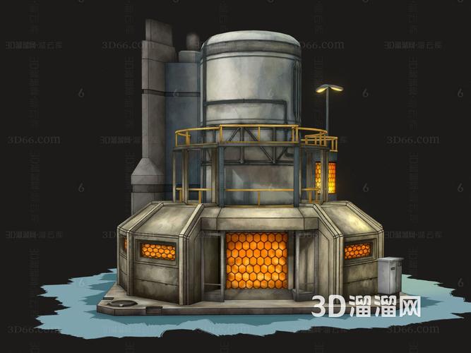 卡通與科幻的碰撞 3D模型構(gòu)建的現(xiàn)代建筑奇想